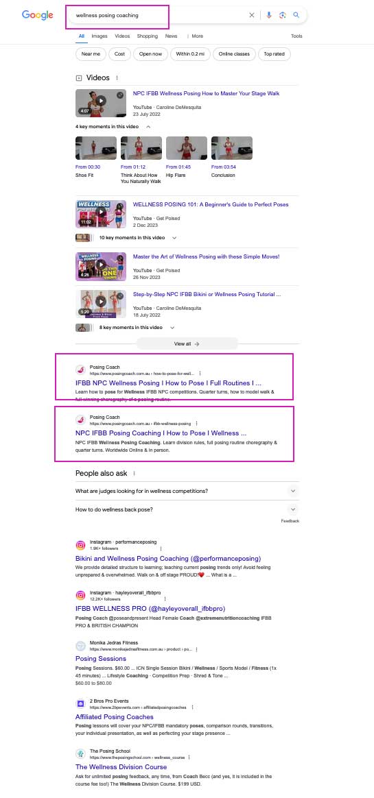 seo expert with experience in fitness industry